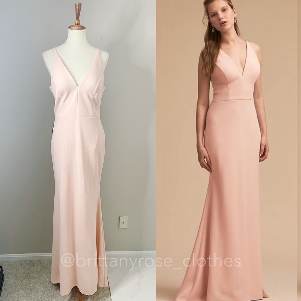 BHLDN Jones Full Length Gown in Blush